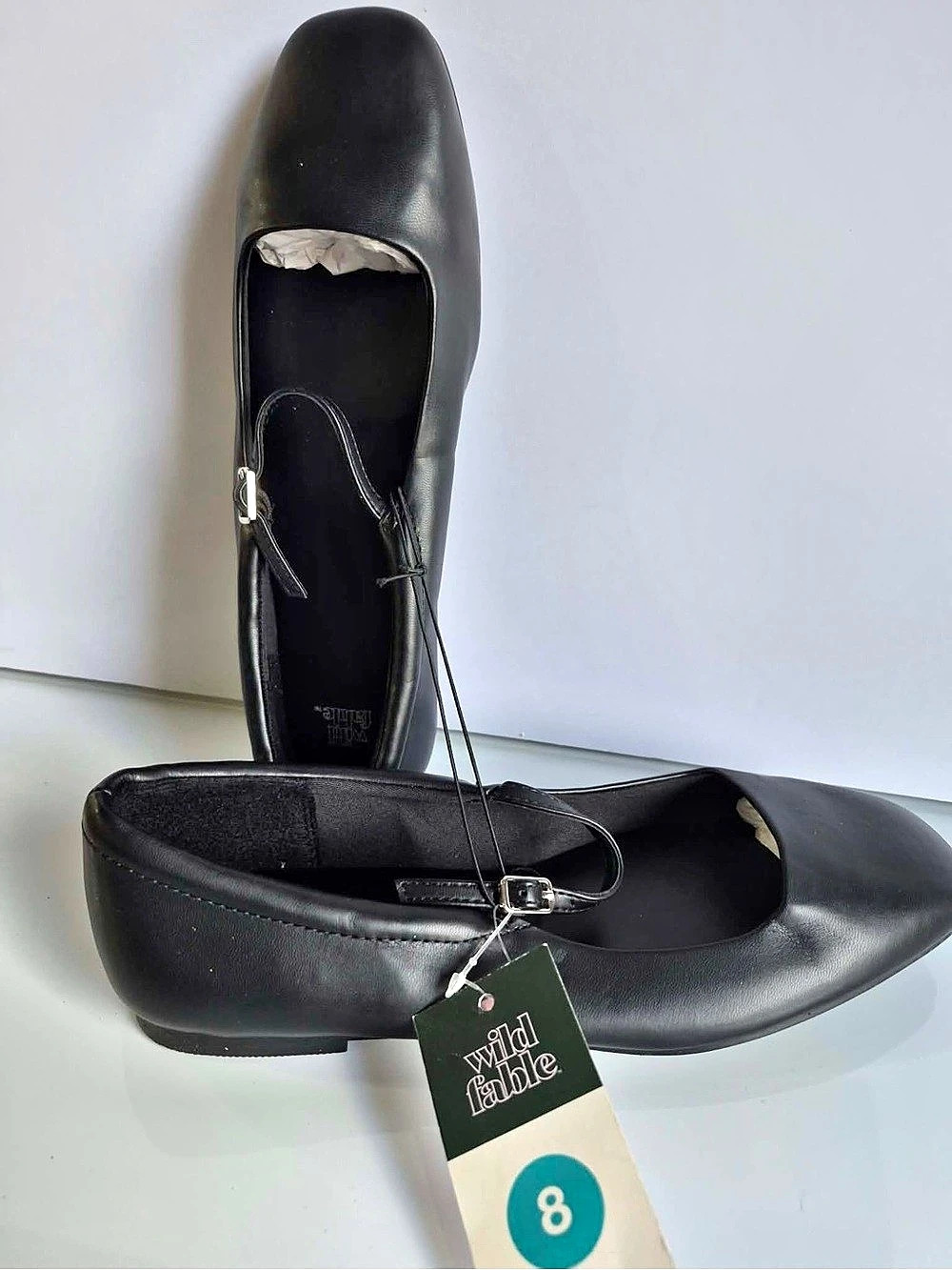 Wild fable Pointed Toe Flats in Black Size 8 NWT